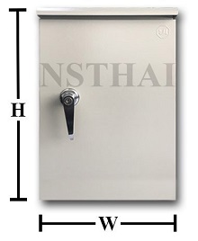 ตู้เหล็กโซล่าเซลล์แบบมีหลังคา