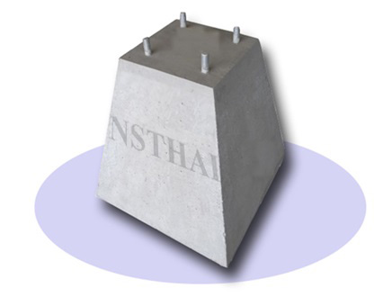 ตอม่อซีเมนต์ ฐานรากเสาไฟ