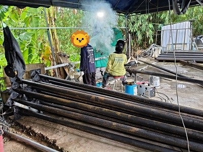 ผลงานการผลิตเสาไฟถนนโซล่าเซลล์และตอม่อซีเมนต์ NS THAI รูปที่ 3