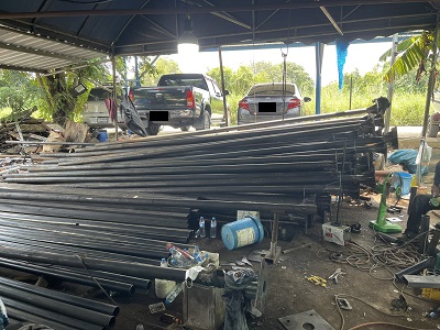 ผลงานการผลิตเสาไฟถนนโซล่าเซลล์และตอม่อซีเมนต์ NS THAI รูปที่ 6
