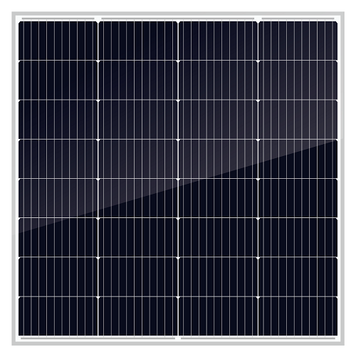 แผงโซล่าเซลล์ 120W โมโน