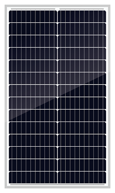 แผงโซล่าเซลล์ 50W โมโน