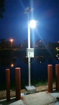หัวโคมไฟสนามโซล่าเซลล์ NSS-100E
