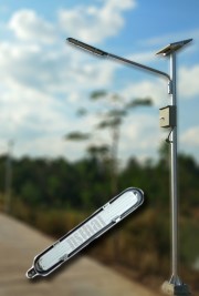 ไฟถนนโซล่าเซลล์ 240 หลอด