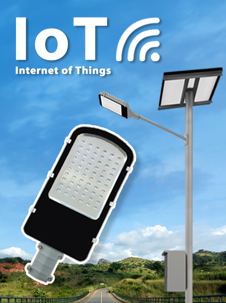 ไฟถนนโซล่าเซลล์ ระบบ IoT