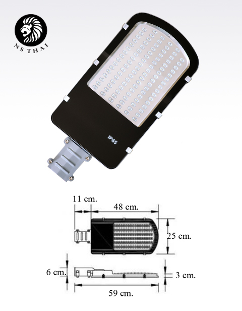 โคมไฟถนน LED 100W