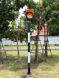 ติดตั้งไฟกระพริบจราจร