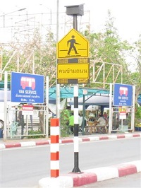 ผลงานติดตั้งป้ายจราจร